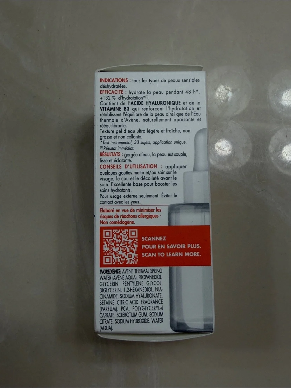 Avène Hydrance Boost Hydrating Serum - White